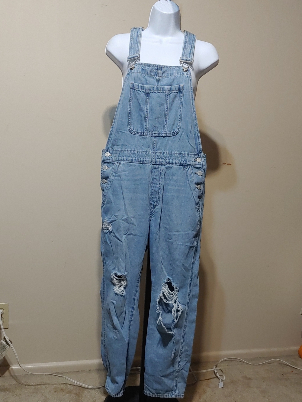GAP Light Blue Denim Overalls